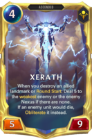 Ascended Xerath Card