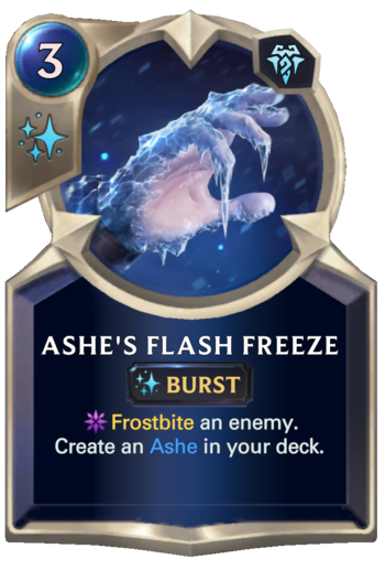 Ashe's Flash Freeze Card