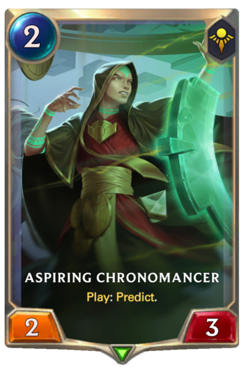 Aspiring Chronomancer Card