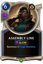 Assembly Line Card