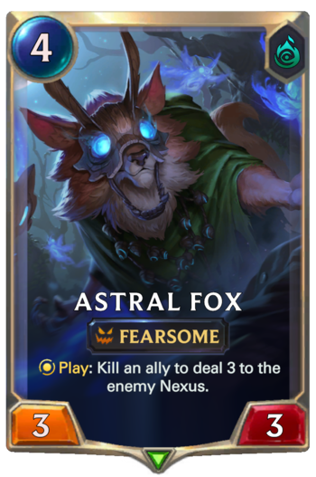 Astral Fox Card