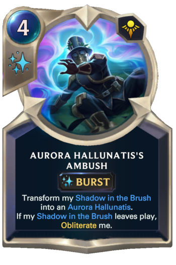 Aurora Hallunatis's Ambush Card