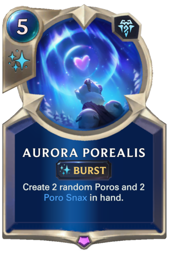 Aurora Porealis Card