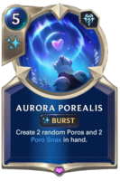 Aurora Porealis Card