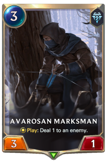Avarosan Marksman Card