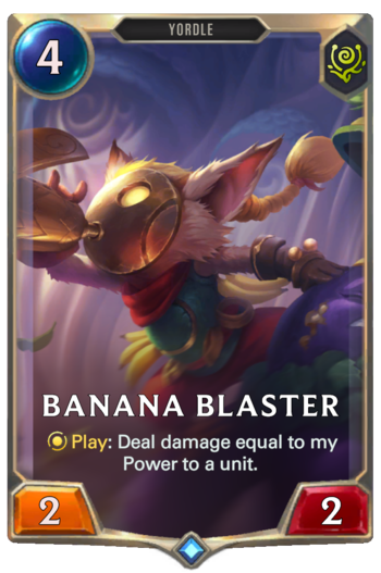 Banana Blaster Card