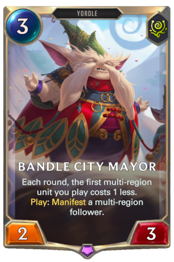 Bandle City Mayor Card