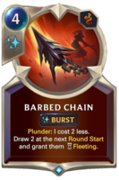 Barbed Chain Card
