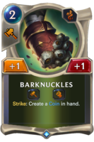 Barknuckles Card