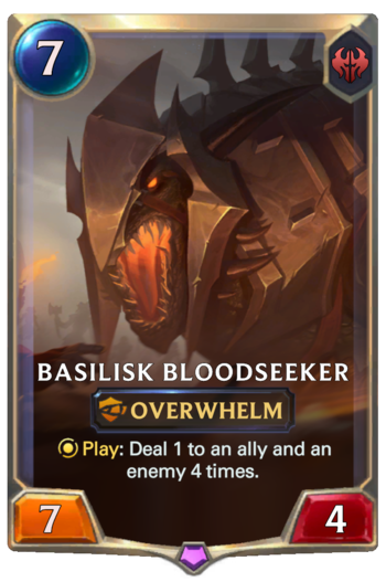Basilisk Bloodseeker Card