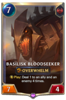 Basilisk Bloodseeker Card
