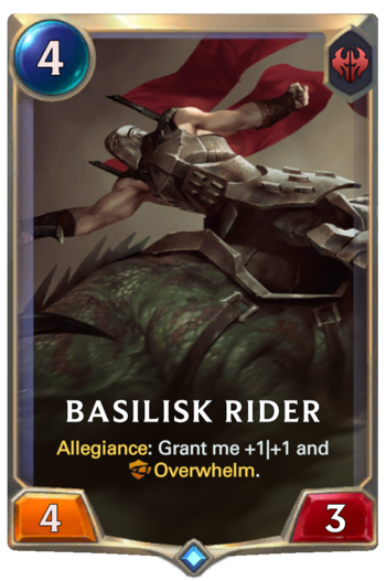 Basilisk Rider Card