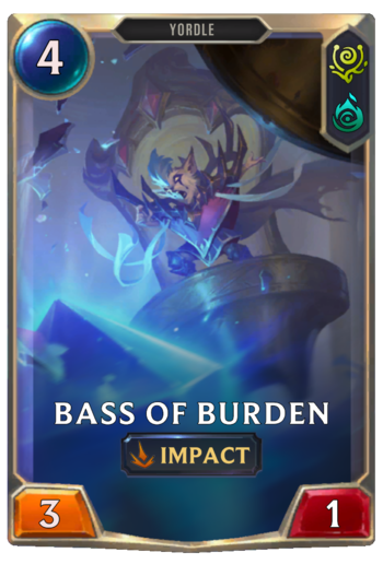 Bass of Burden Card