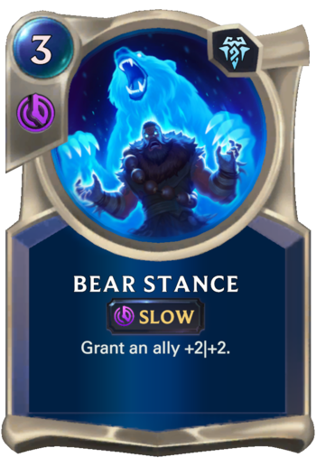 Bear Stance Card