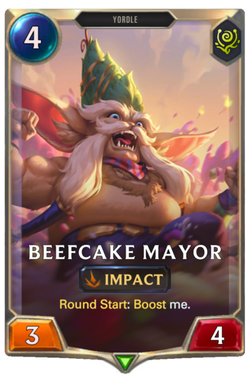 Beefcake Mayor Card