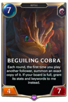Beguiling Cobra Card