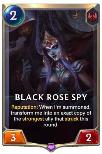 Black Rose Spy Card