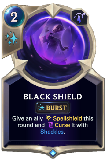 Black Shield Card