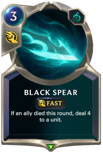 Black Spear Card