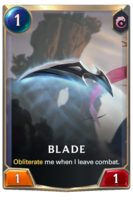 Blade Card