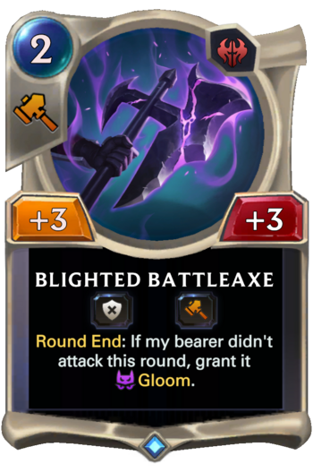 Blighted Battleaxe Card