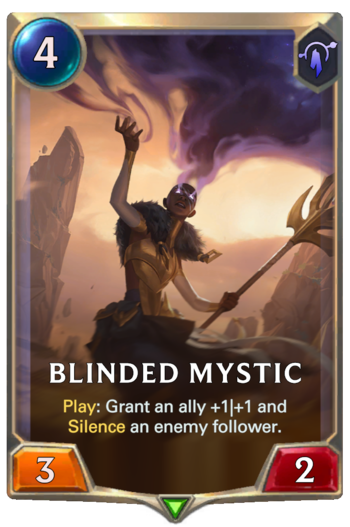Blinded Mystic Card