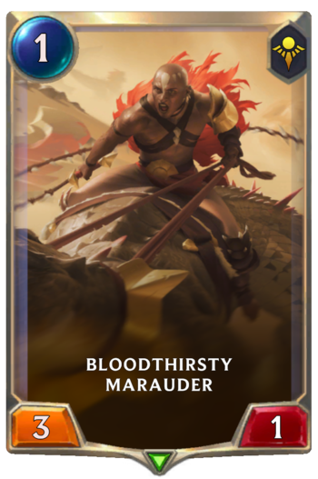 Bloodthirsty Marauder Card