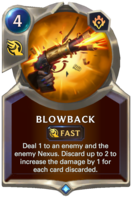Blowback Card