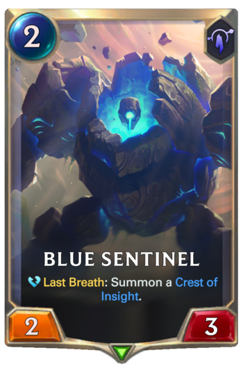 Blue Sentinel Card