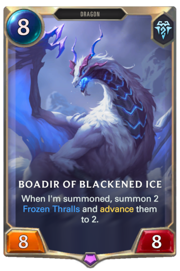 Boadir of Blackened Ice Card