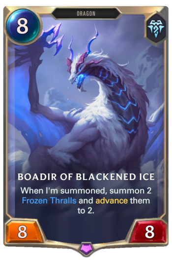 Boadir of Blackened Ice Card