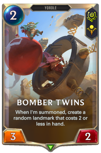 Bomber Twins Card