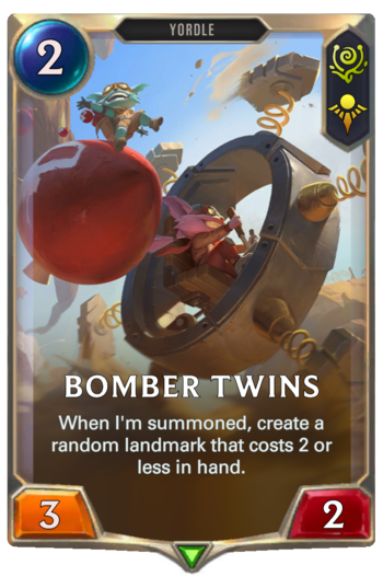 Bomber Twins Card