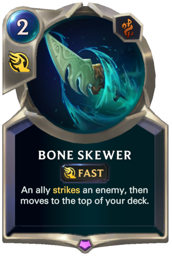 Bone Skewer Card