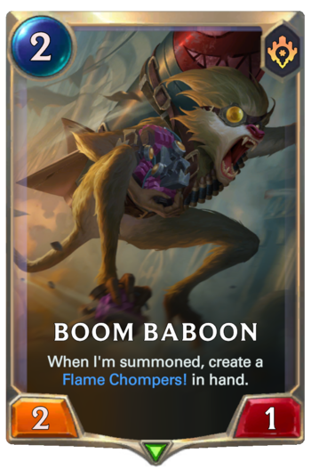 Boom Baboon Card