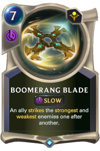 Boomerang Blade Card