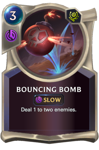 Bouncing Bomb Card