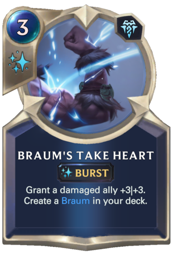Braum's Take Heart Card