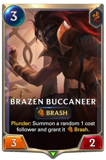 Brazen Buccaneer Card