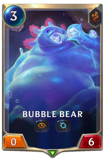 Bubble Bear Card