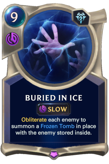 Buried in Ice Card