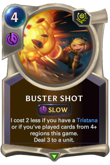 Buster Shot Card