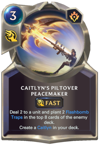 Caitlyn's Piltover Peacemaker Card