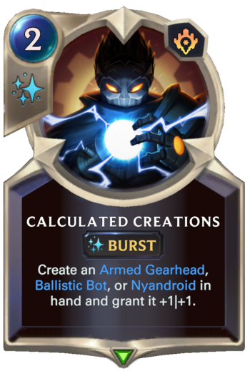 Calculated Creations Card