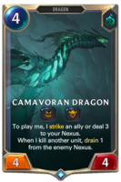 Camavoran Dragon Card