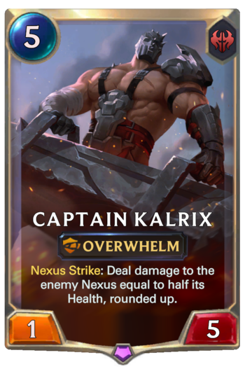 Captain Kalrix Card