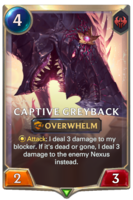 Captive Greyback Card
