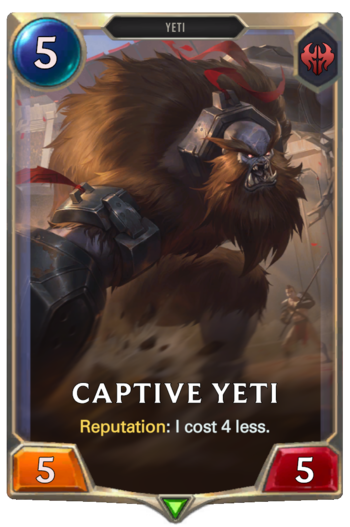 Captive Yeti Card