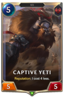 Captive Yeti Card