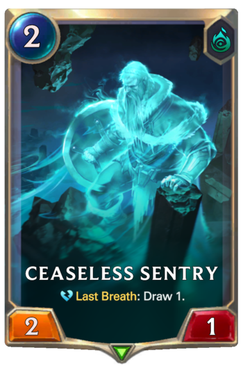 Ceaseless Sentry Card